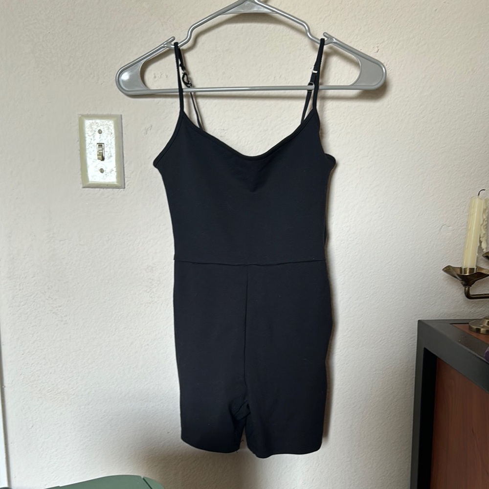 Abercrombie and Fitch Black Sleeveless Romper